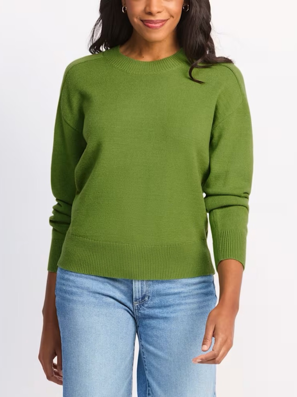 Metric Knit Green Sweater